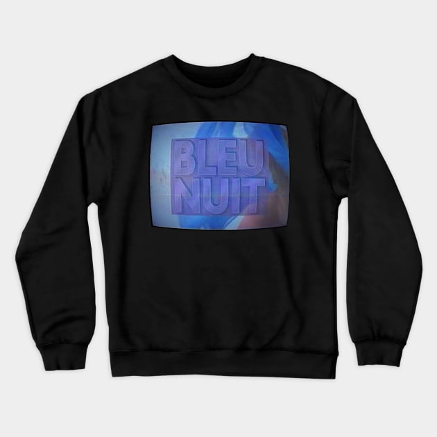 Bleu Nuit (Logo #2) Crewneck Sweatshirt by Sudburied